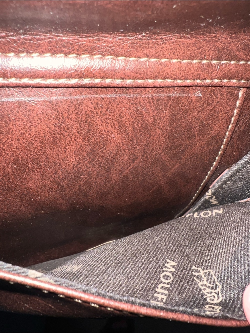 Mouflon Leather Brown Backpack - Casual Daypack - Picture 5 of 16